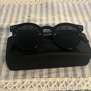 Spitfire Black Round Glasses